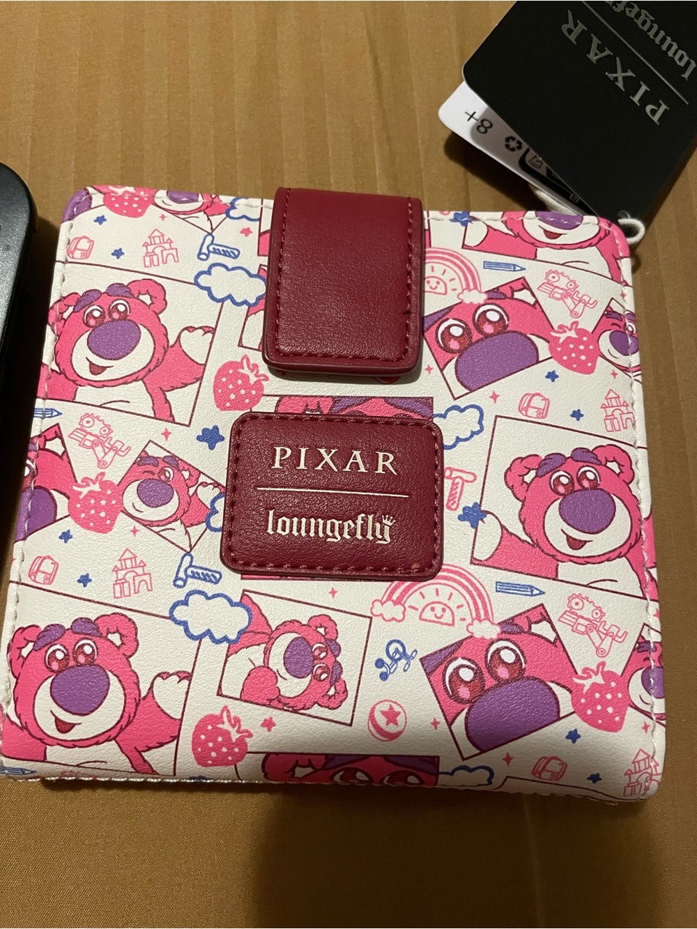 Pixar x Loungefly Pink Lotso Character Wallet